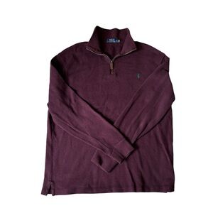 Polo Ralph Lauren Maroon Quarter Zip Pullover